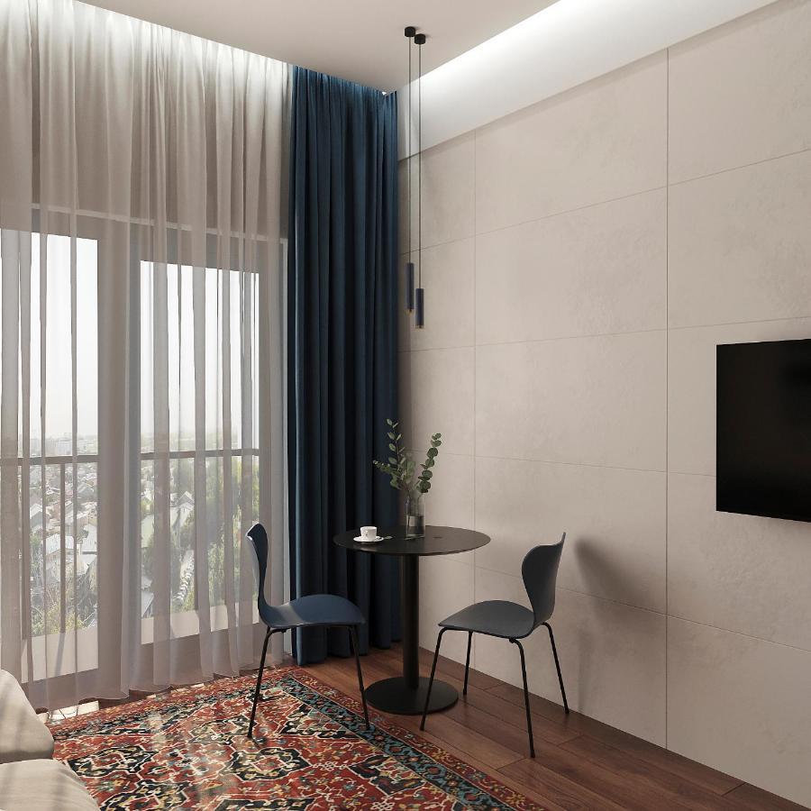 Blueloft 52 I Tashkent Apartment With Balcony Ngoại thất bức ảnh